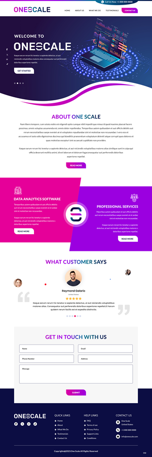 Web Design by pb for OneScale | Design: #31891241