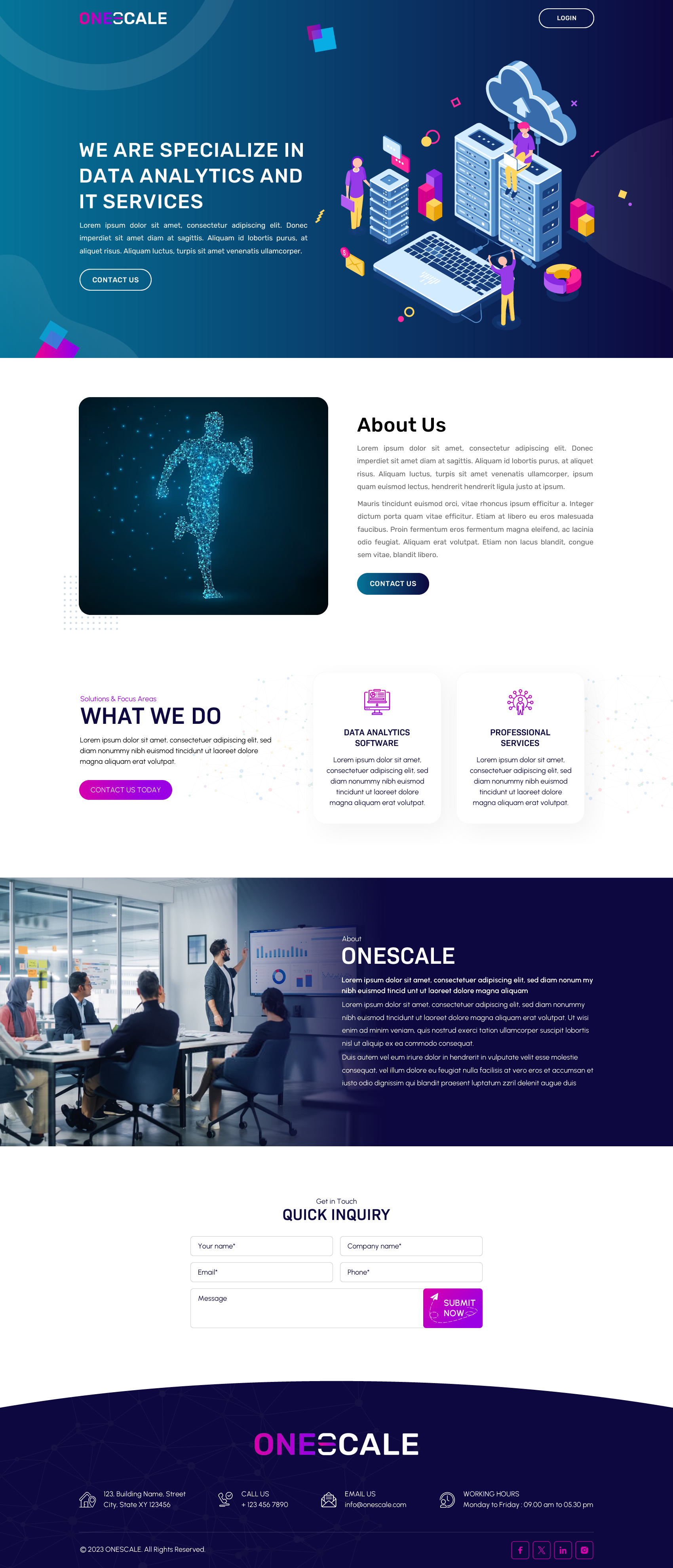 Web Design by Sbss for OneScale | Design #31885075