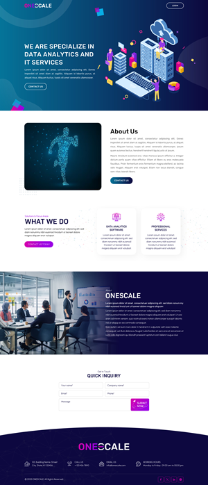 Web Design by Sbss for OneScale | Design: #31885075