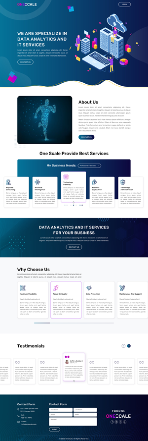 Web Design by Sbss for OneScale | Design: #31888204