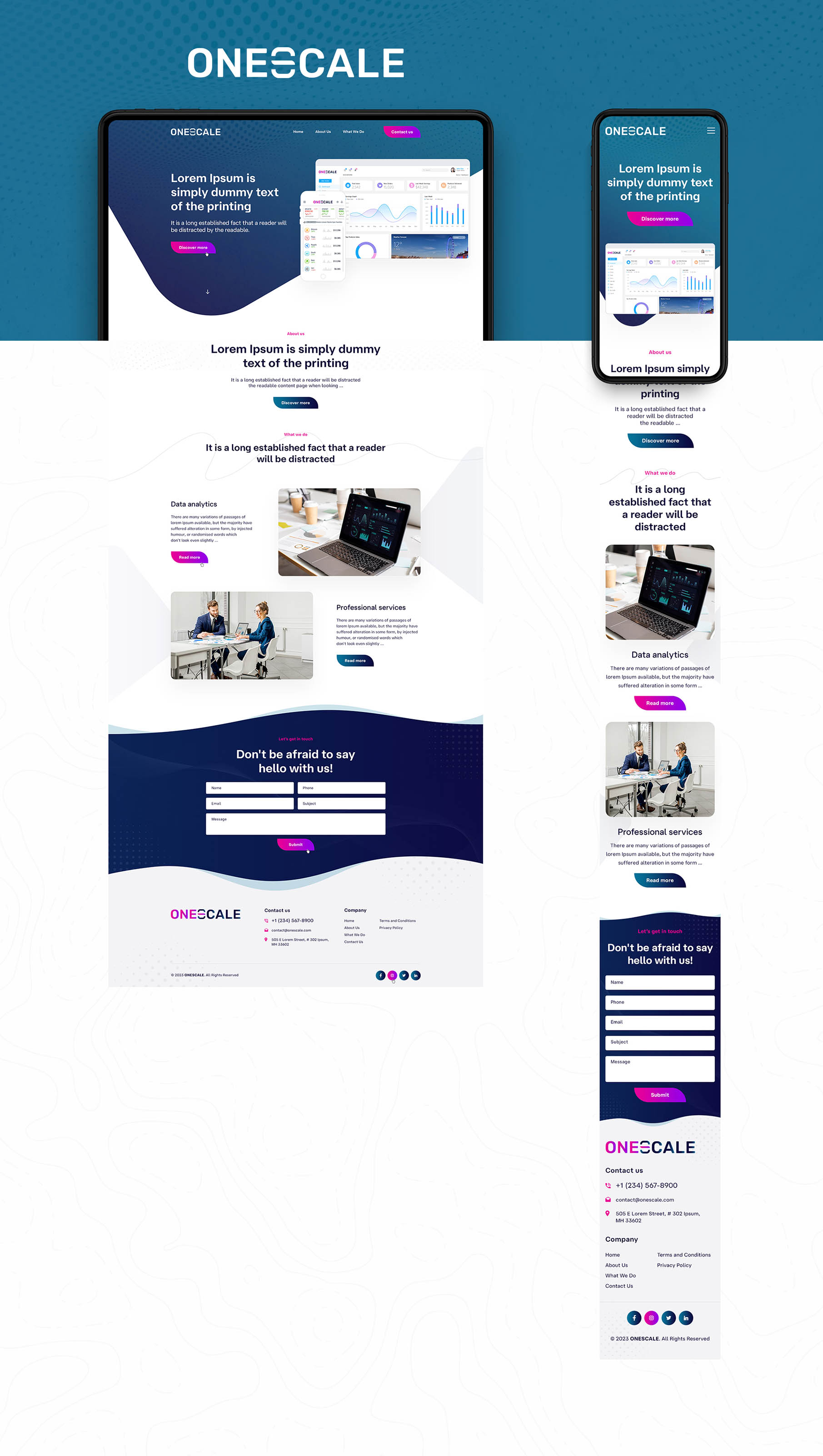 Web Design by Ved Web Services for OneScale | Design #31883654
