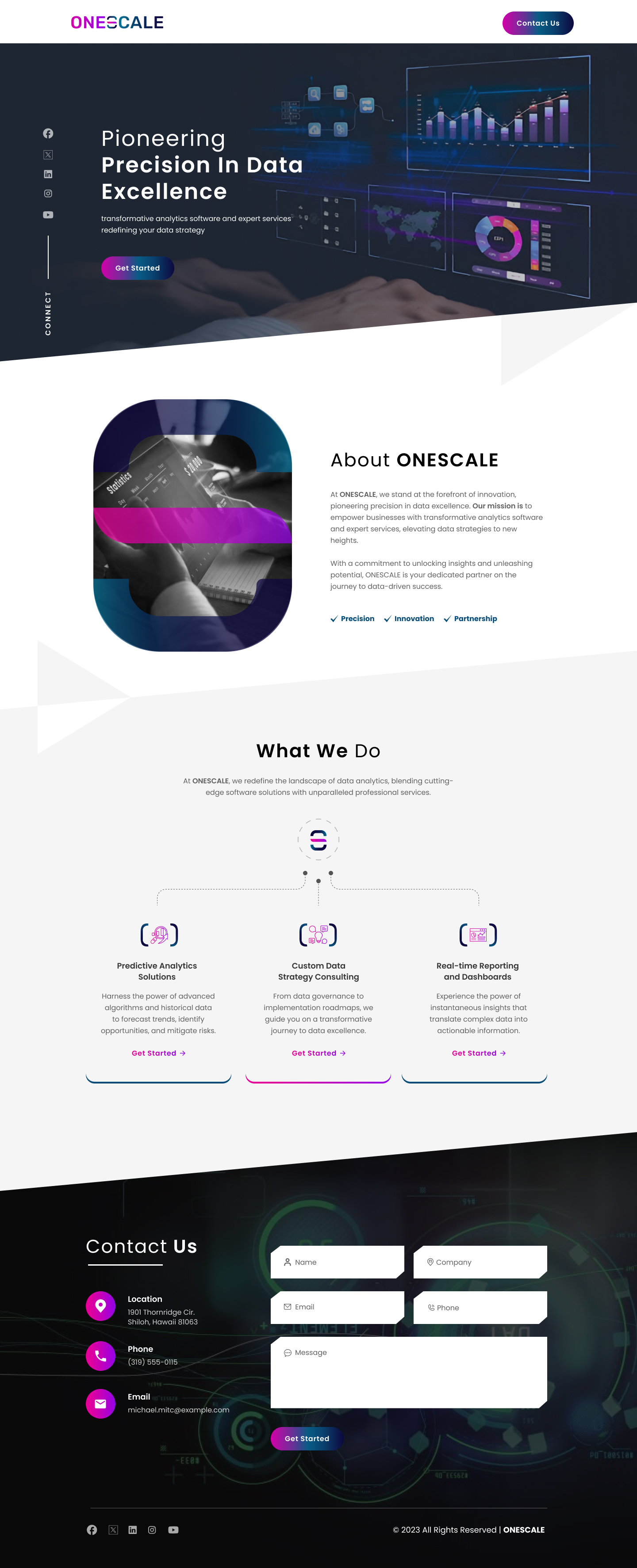 Web Design by *mary for OneScale | Design #31885891