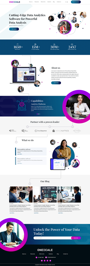 Web Design by creative.bugs for OneScale | Design: #31893754