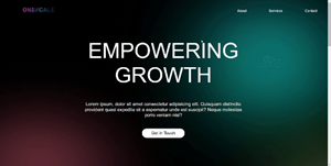 Web Design par Abhinav Deotale pour OneScale | Design : #31916896