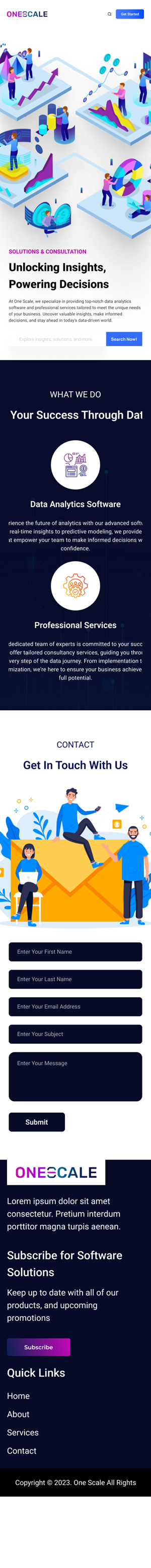 Web Design by Taufik H for OneScale | Design: #31899068