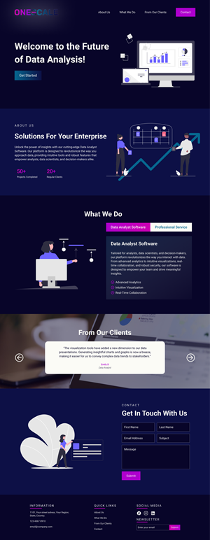 Web Design by Taufik H for OneScale | Design: #31899191