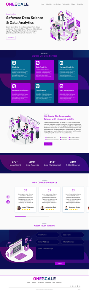 Web Design by Taufik H for OneScale | Design: #31901202