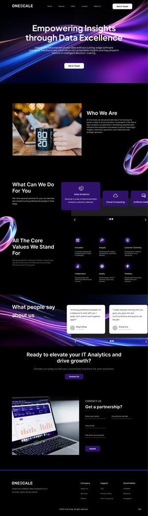 Web Design by Taufik H for OneScale | Design: #31913454