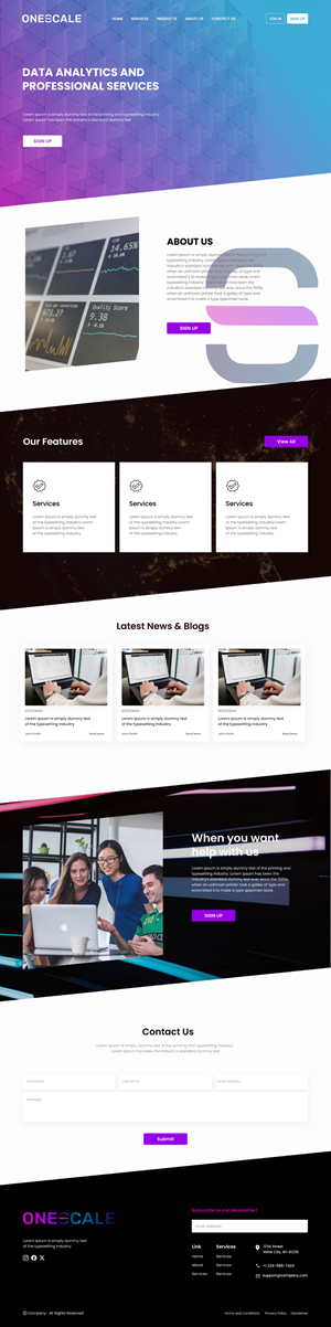 Web-Design von GraphicSujit für OneScale | Design #31885178