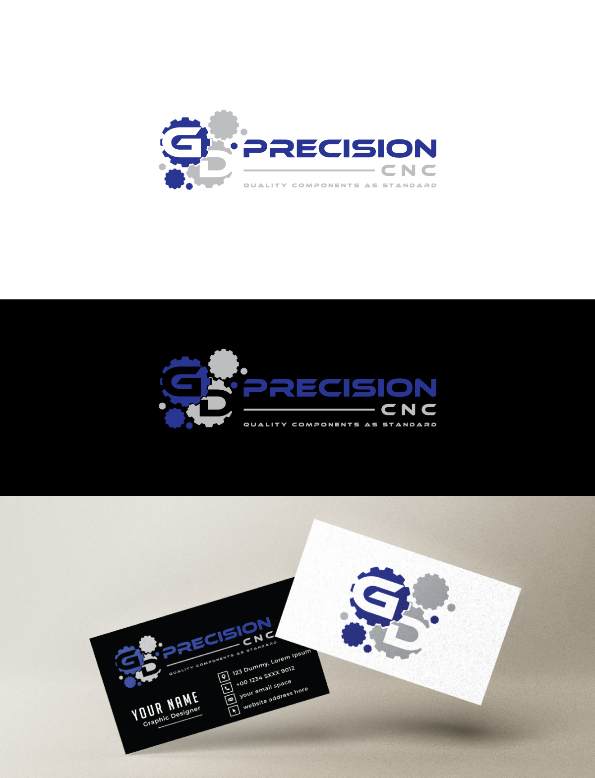 Diseño de Logo por RS_Design para GD Precision CNC Ltd | Diseño #31883715