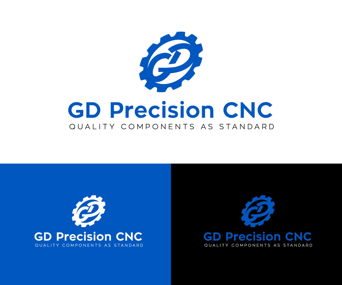 Logo Design by Kavth for GD Precision CNC Ltd | Design #31905904