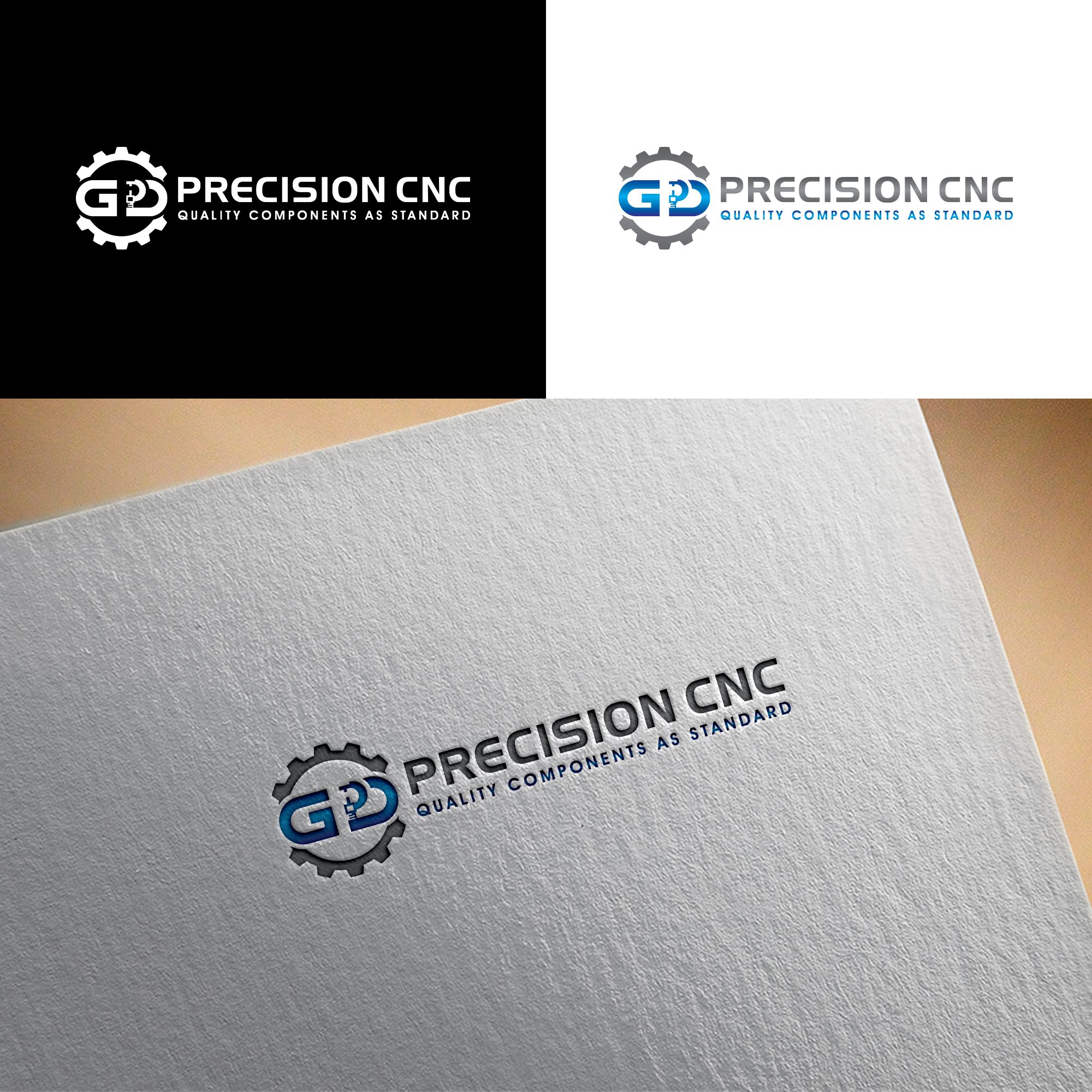 Logo Design by RA-bica for GD Precision CNC Ltd | Design #31896473