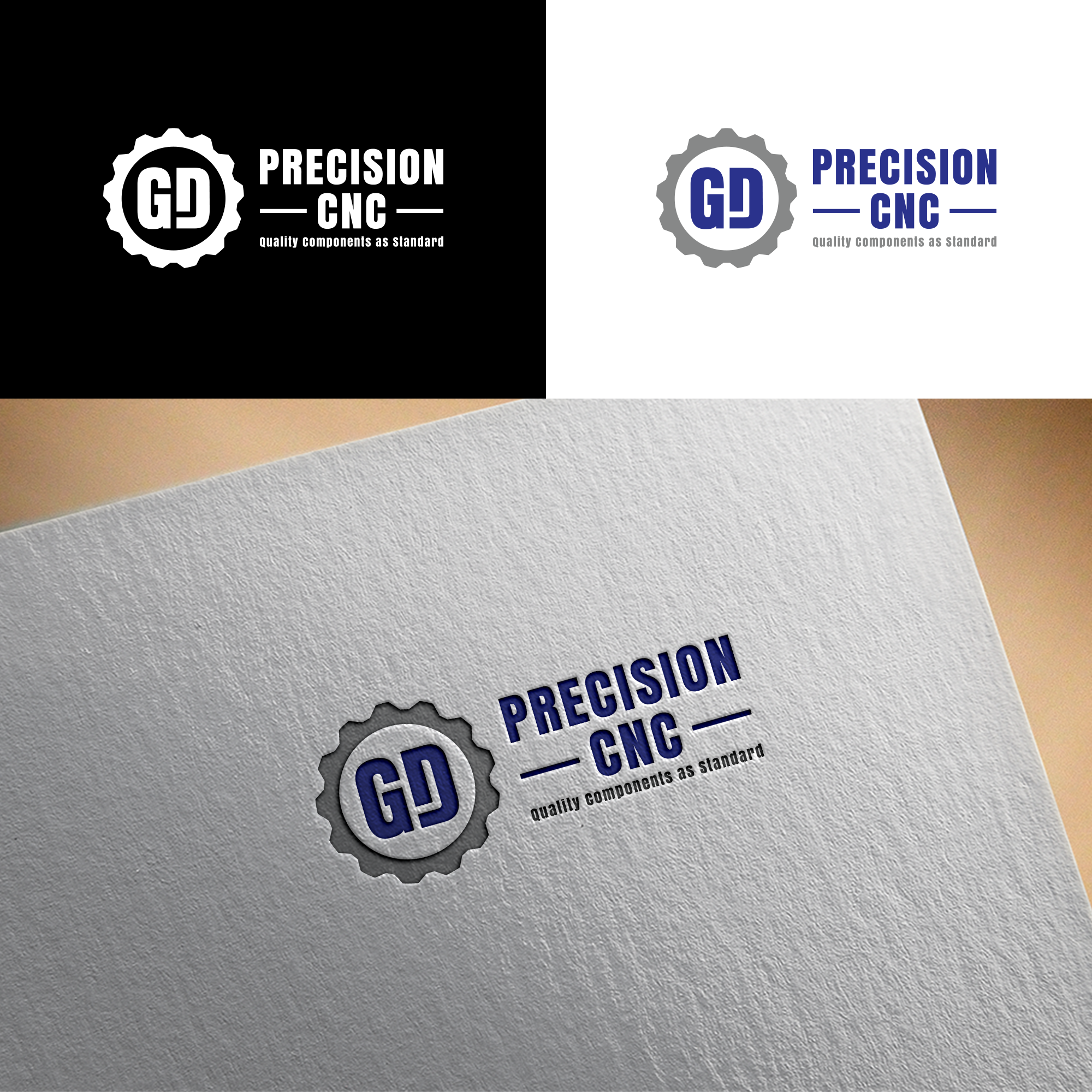 Diseño de Logo por RA-bica para GD Precision CNC Ltd | Diseño #31896474
