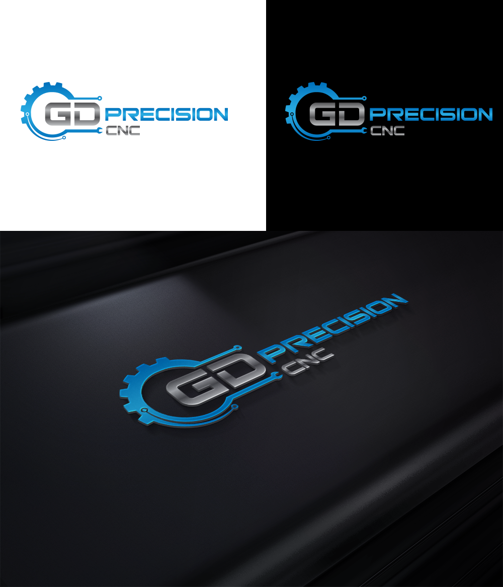 Logo Design by RA-bica for GD Precision CNC Ltd | Design #31913183