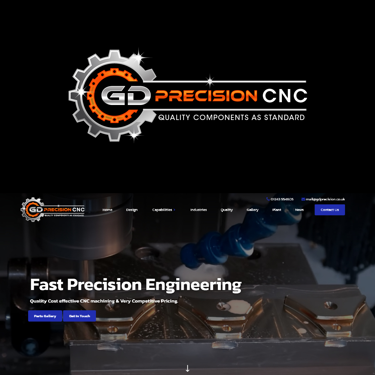Diseño de Logo por GOLDENCROWN para GD Precision CNC Ltd | Diseño #31885745