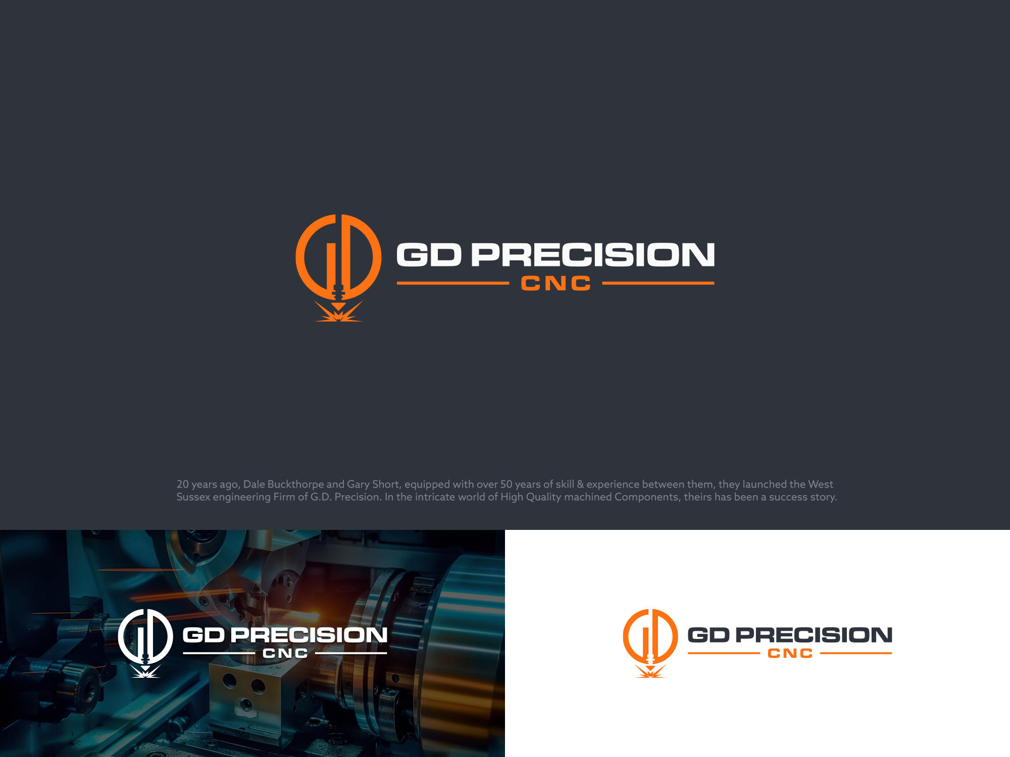 Logo-Design von COLOUR CREATIVE für GD Precision CNC Ltd | Design #31921452