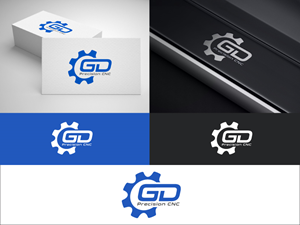 Logo Design by 4lv for GD Precision CNC Ltd | Design: #31924820