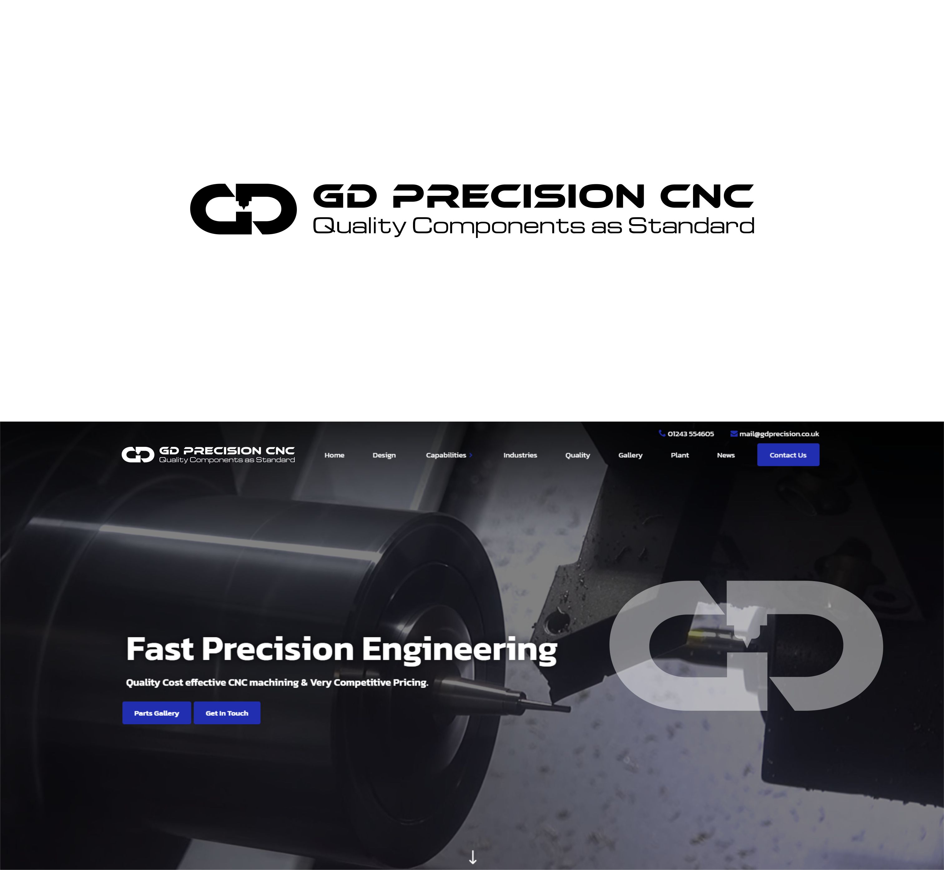 Logo Design by RAN MEI JS for GD Precision CNC Ltd | Design #31878588