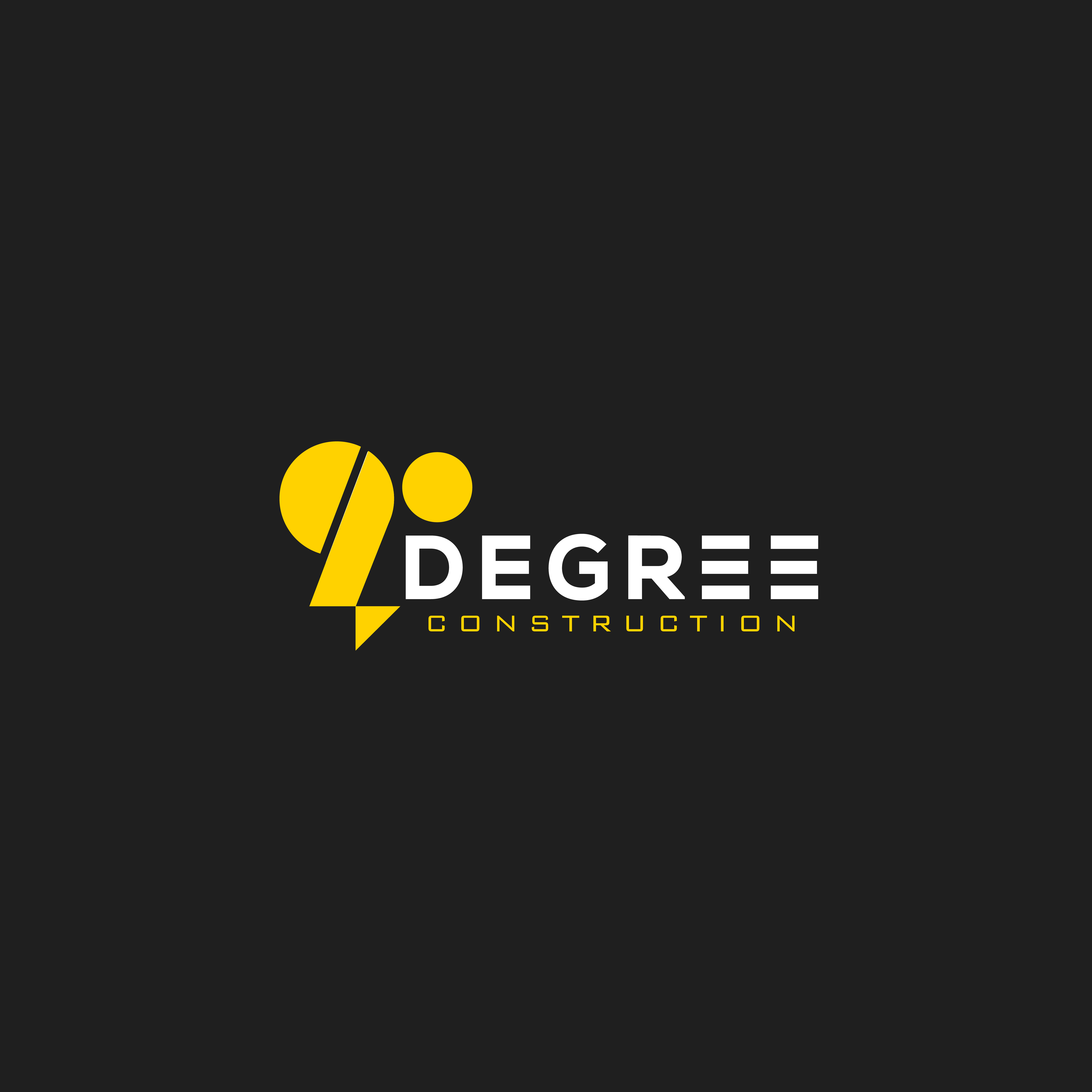 Logo Design by UMA 7 for 90 Degree Construction | Design #31896946