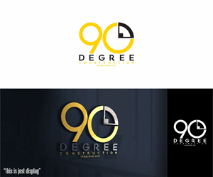 Logo Design by alkaline for 90 Degree Construction | Design: #31883825