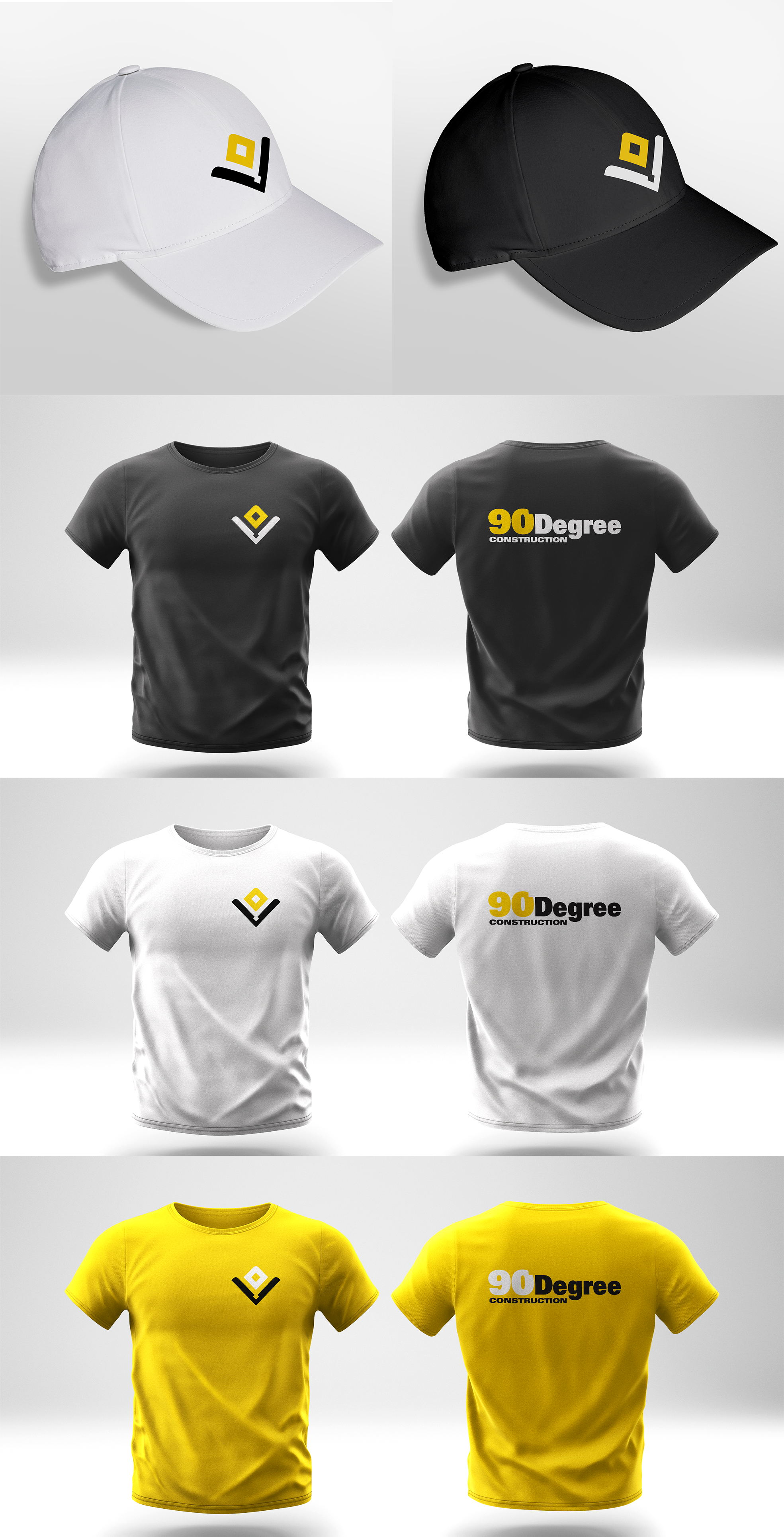 Logo Design by design_by_sandro for 90 Degree Construction | Design #31890546
