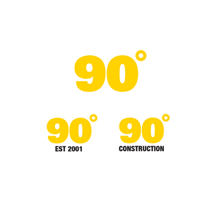 Logo Design by Elrich for 90 Degree Construction | Design: #31893305