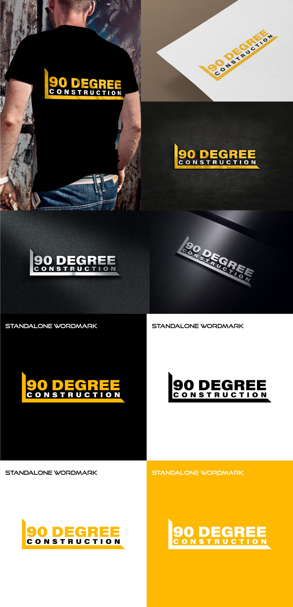 Design de Logo par Huzaifa Designer pour 90 Degree Construction | Design #31888596