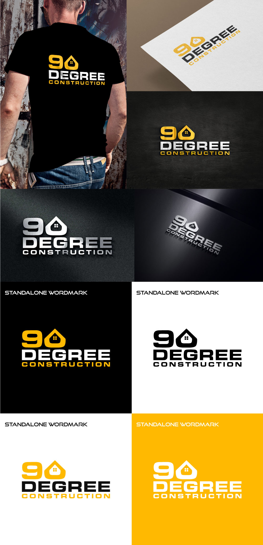 Design de Logo par Huzaifa Designer pour 90 Degree Construction | Design #31888621