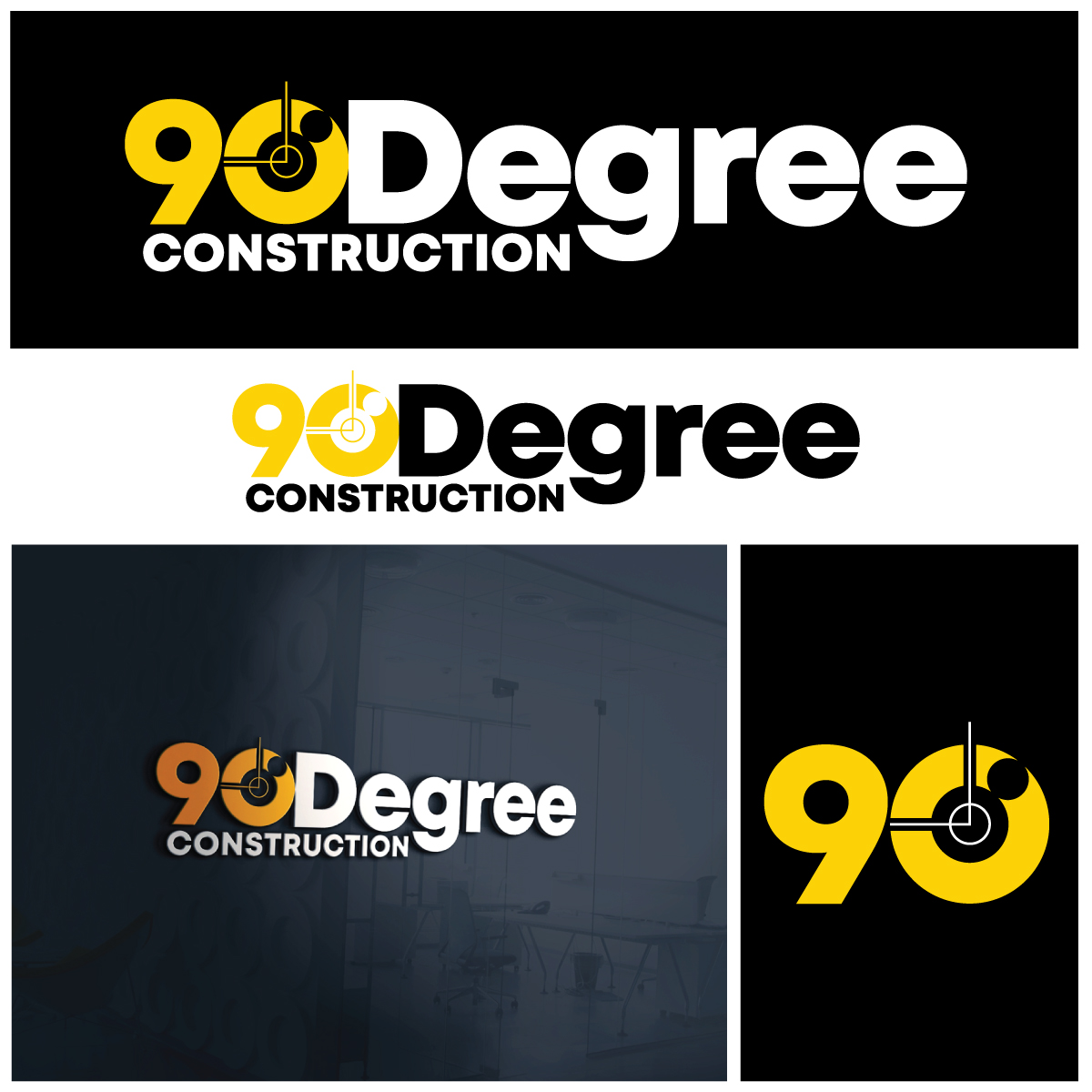 Logo Design by riya.mitra07j for 90 Degree Construction | Design #31881249
