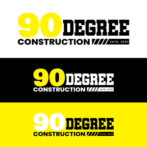 Logo Design by creative.bugs for 90 Degree Construction | Design: #31882883