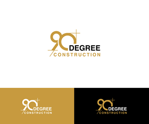 Logo Design by ecorokerz for 90 Degree Construction | Design: #31881185