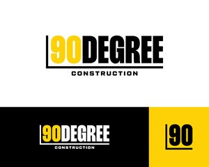 Logo Design by AlexMorisseau for 90 Degree Construction | Design: #31891945