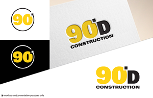Logo Design by Rubia@ for 90 Degree Construction | Design: #31886829