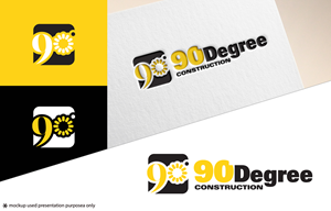 Logo Design by Rubia@ for 90 Degree Construction | Design: #31886830