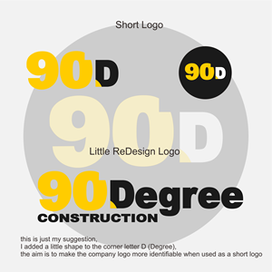 Design de Logo par Chandra AS pour 90 Degree Construction | Design : #31905366