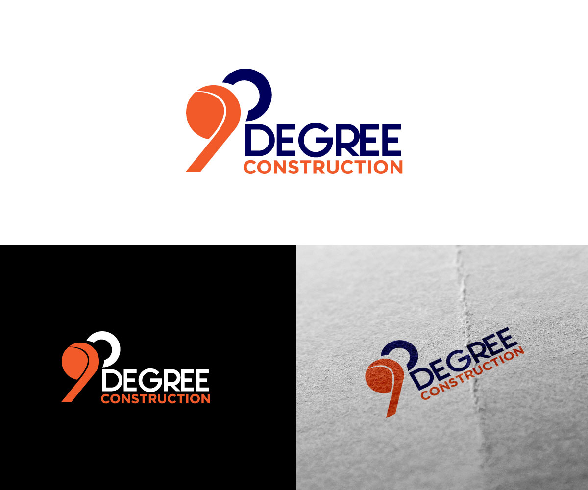 Logo Design by Ansh Design for 90 Degree Construction | Design #31882464