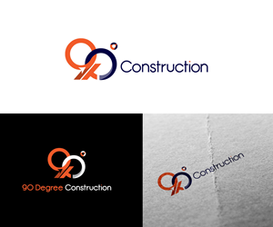 Logo Design by Ansh Design for 90 Degree Construction | Design: #31882465