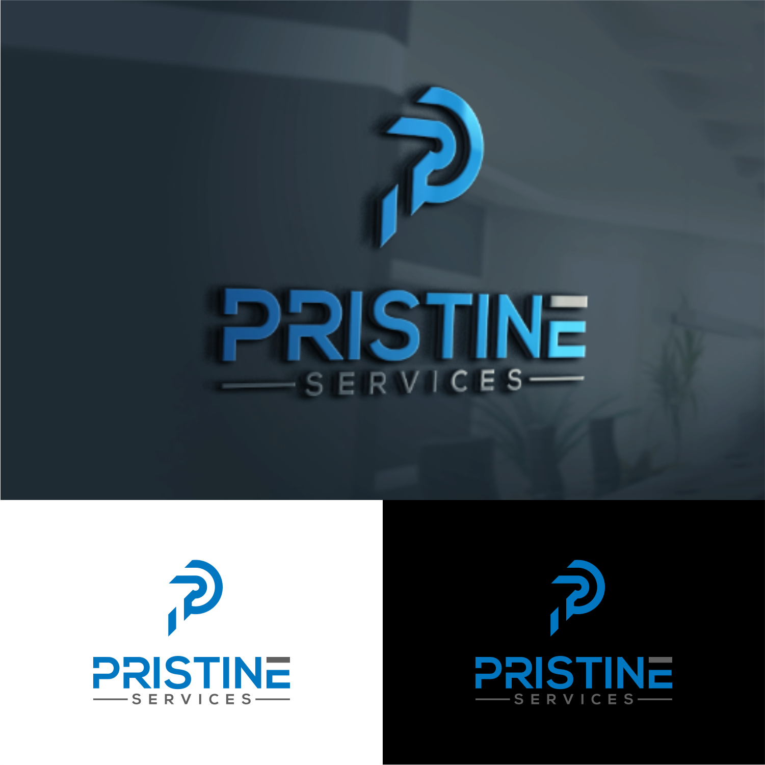 Logo Design by semarco for Pristine Services LLC | Design #31887317