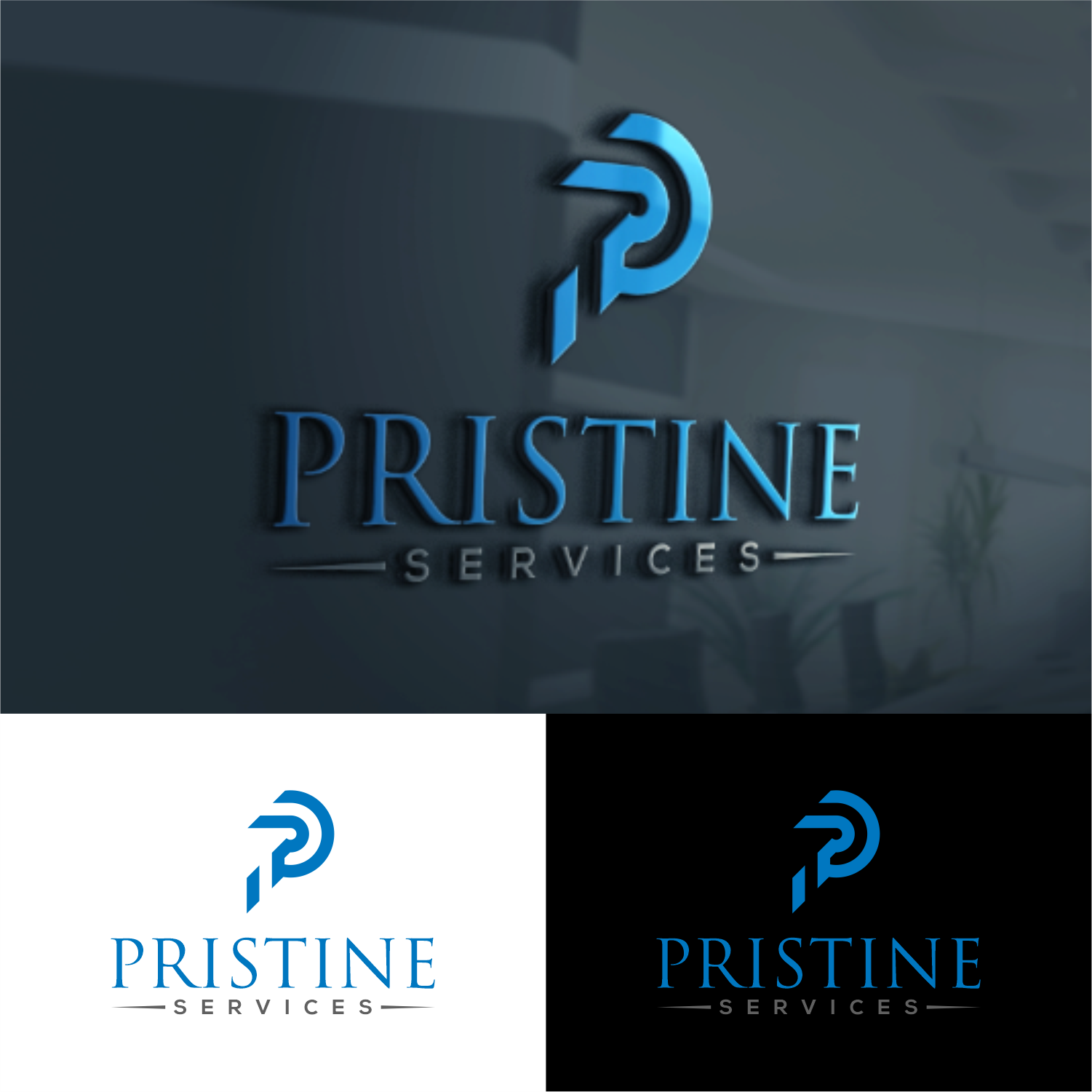 Logo Design by semarco for Pristine Services LLC | Design #31887319