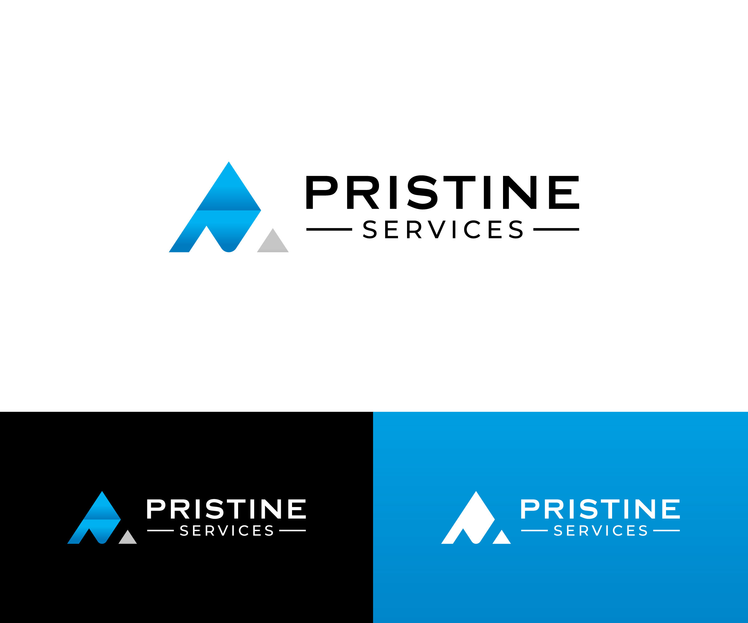 Logo Design by ecorokerz for Pristine Services LLC | Design #31887901