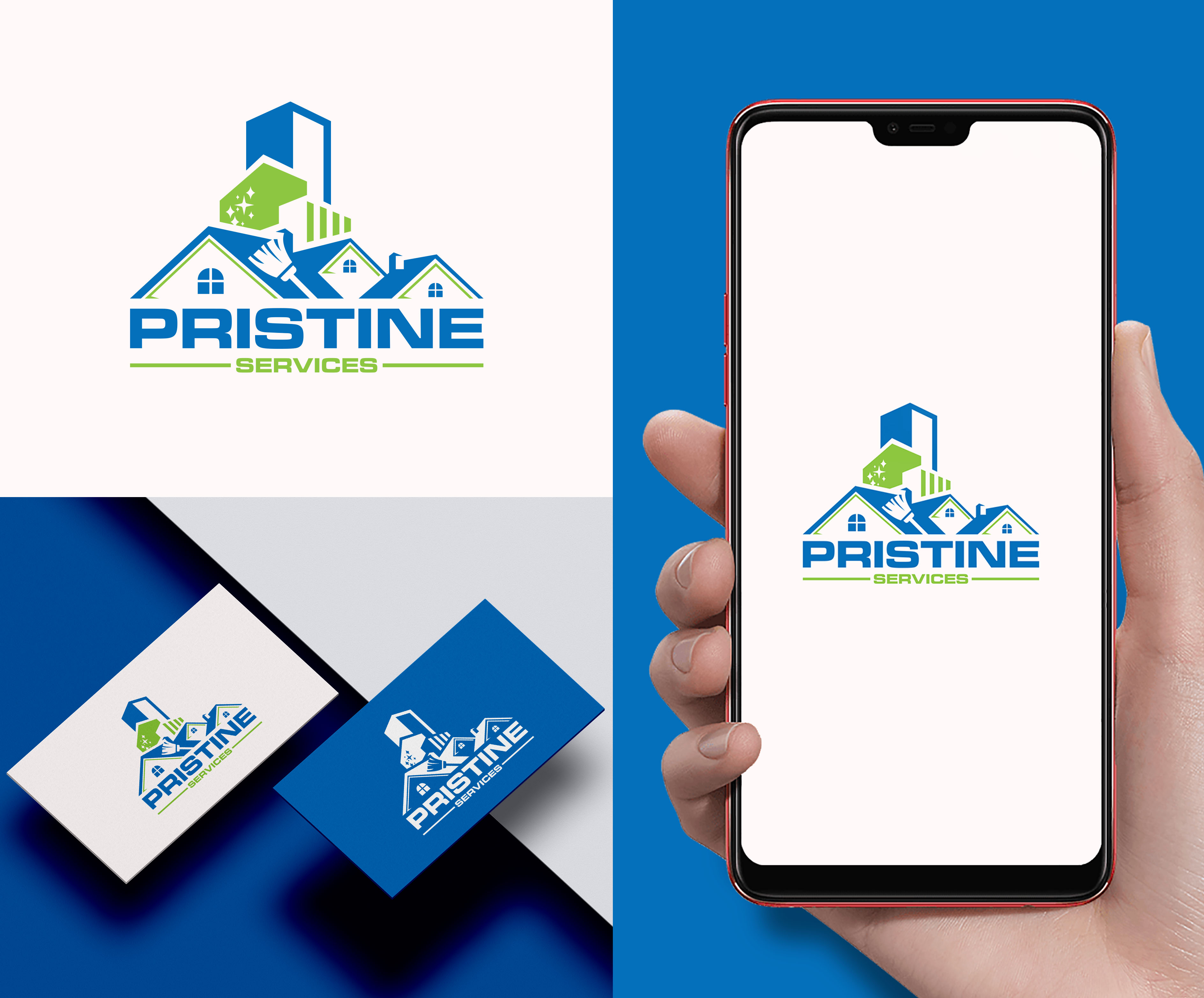 Logo-Design von aexoagency für Pristine Services LLC | Design #31880190