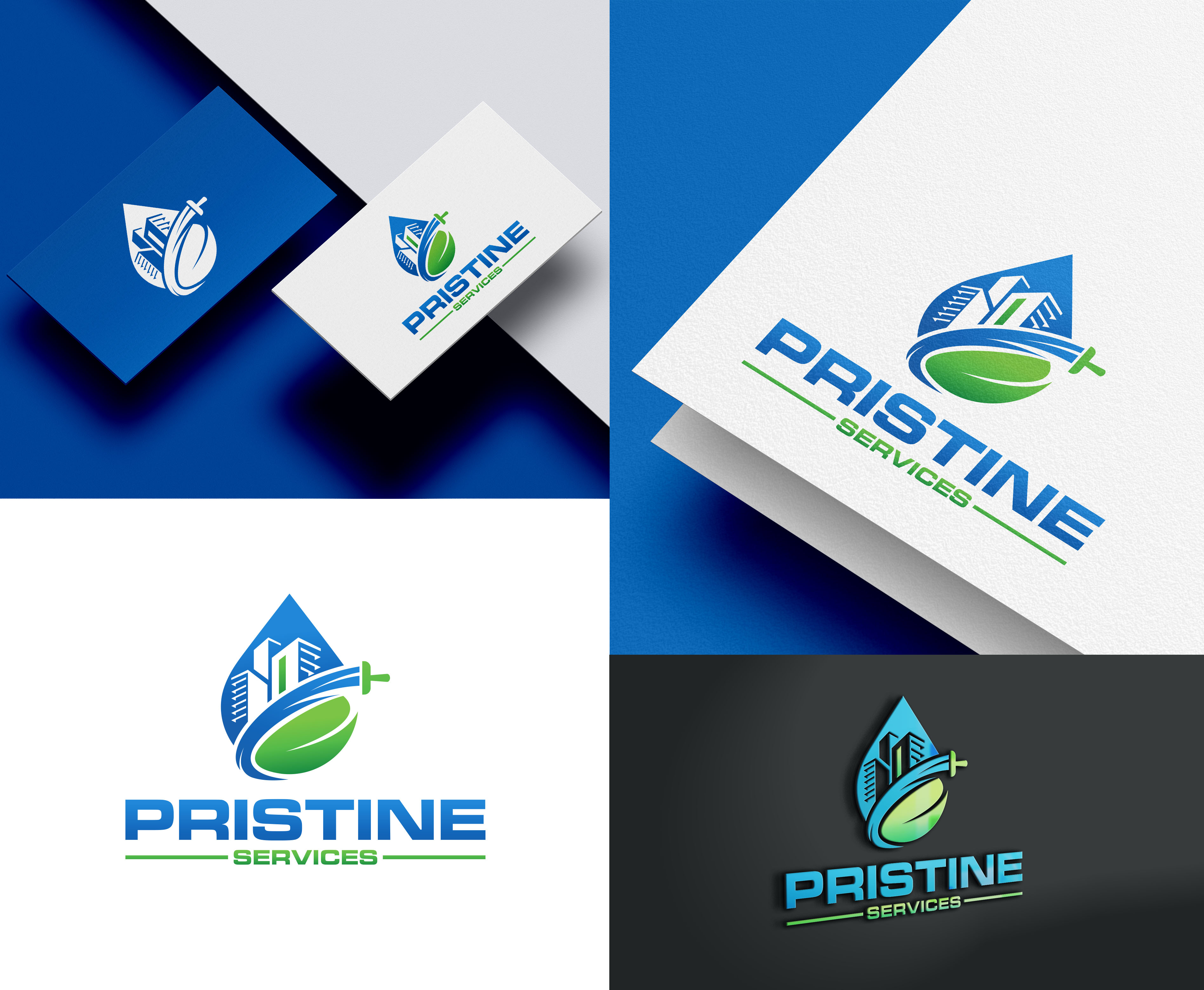 Logo-Design von aexoagency für Pristine Services LLC | Design #31880402