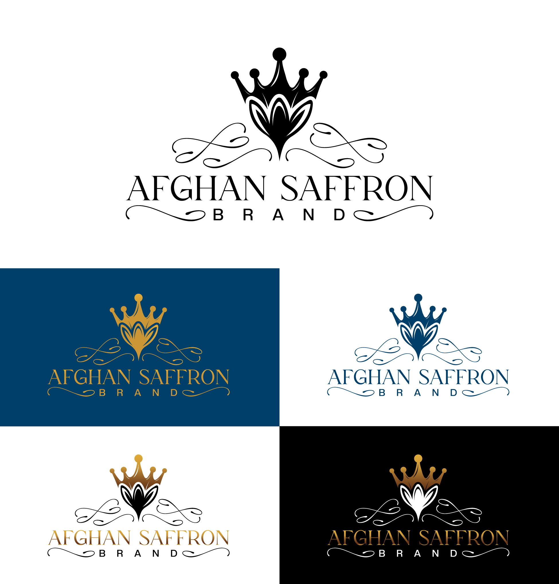 Logo Design by StromDesignHub for Afghan Saffron USA, LLC | Design #31892302
