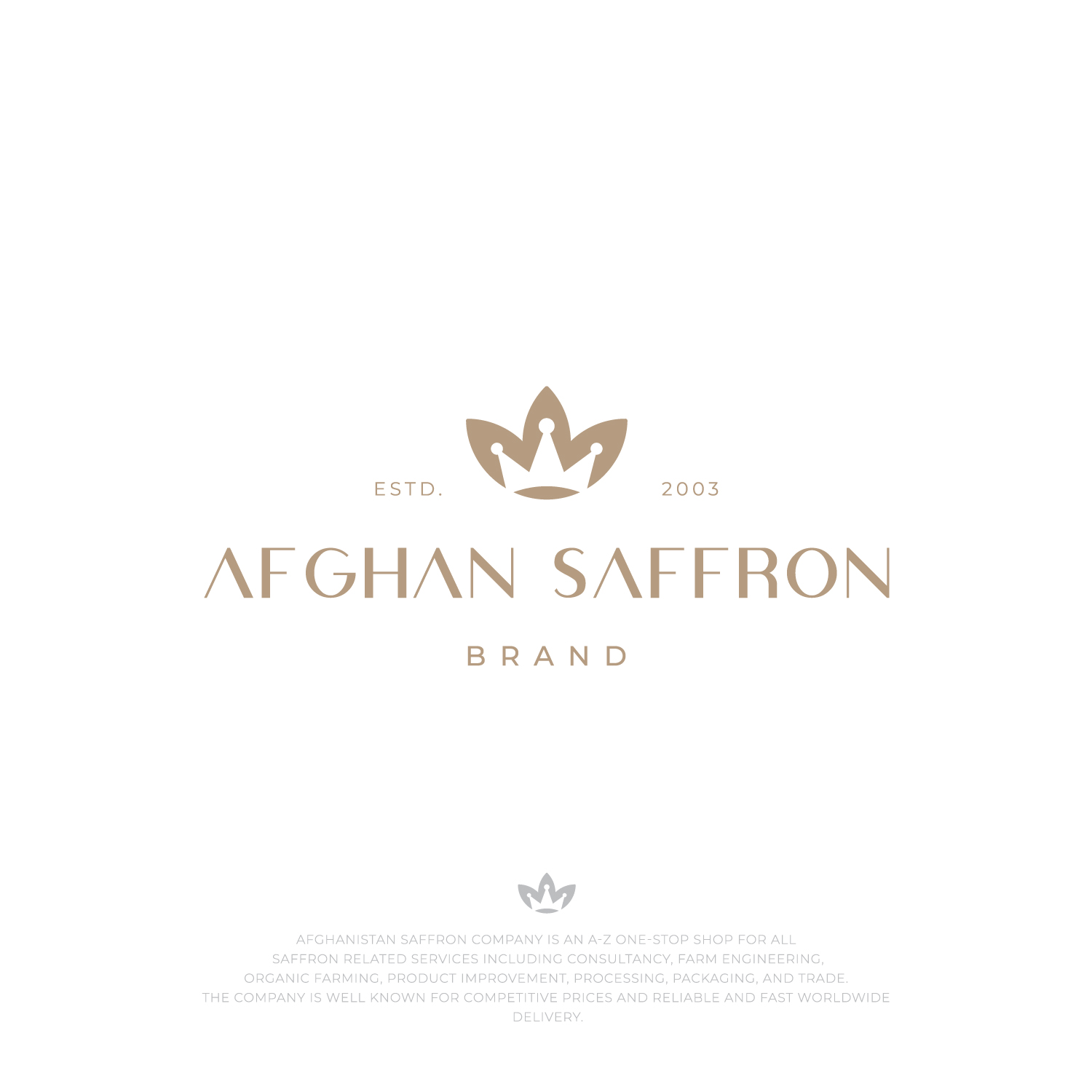 Logo Design by ZULLU for Afghan Saffron USA, LLC | Design #31905661