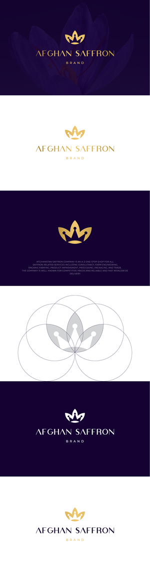 Logo Design by ZULLU for Afghan Saffron USA, LLC | Design: #31906476