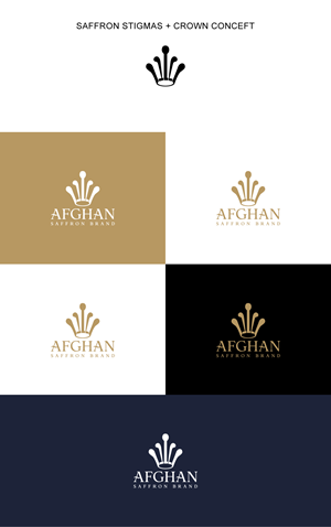 Logo Design by Visionarydexiner for Afghan Saffron USA, LLC | Design: #32000710