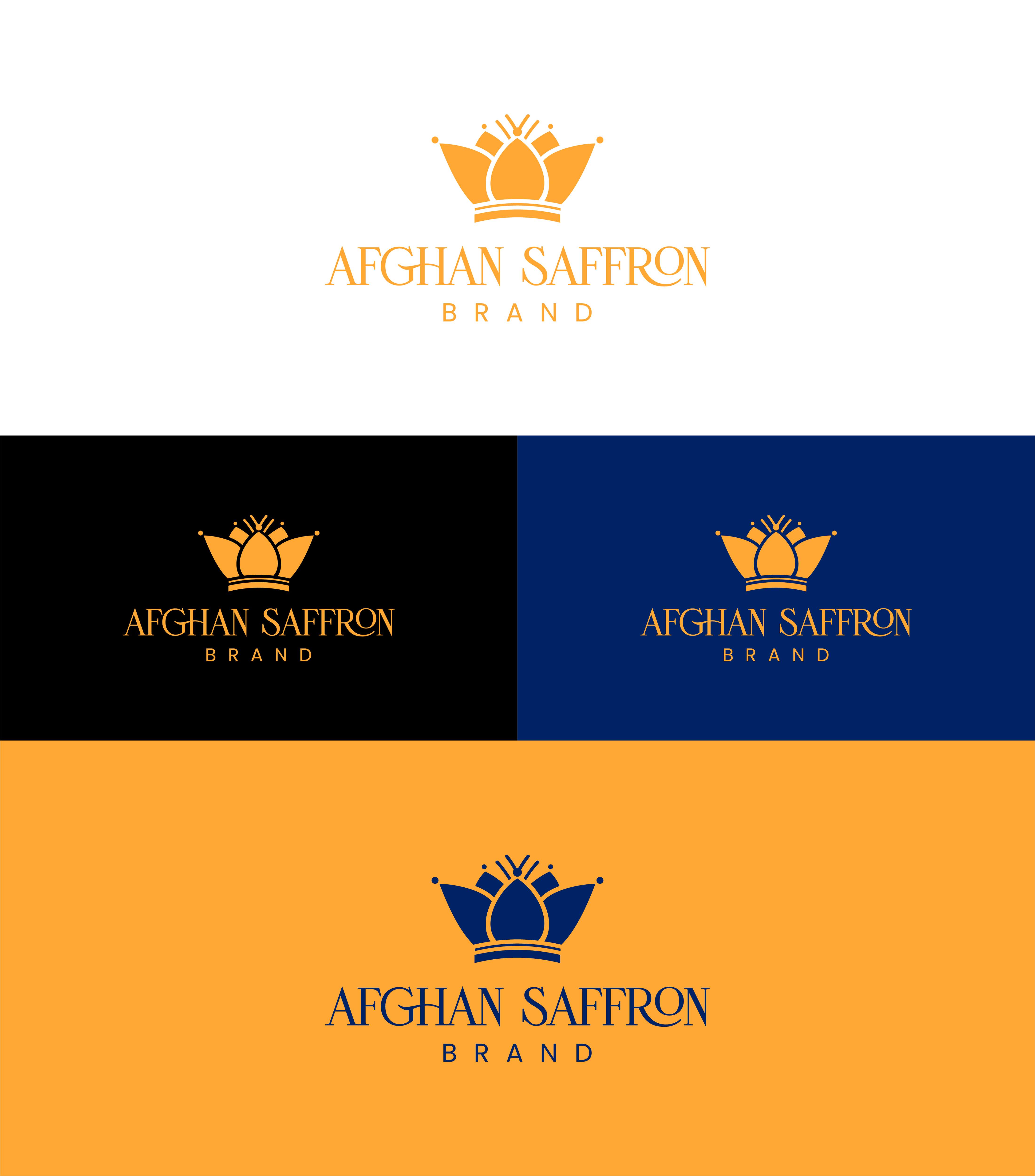 Logo Design by UsamaIjaz for Afghan Saffron USA, LLC | Design #31908837