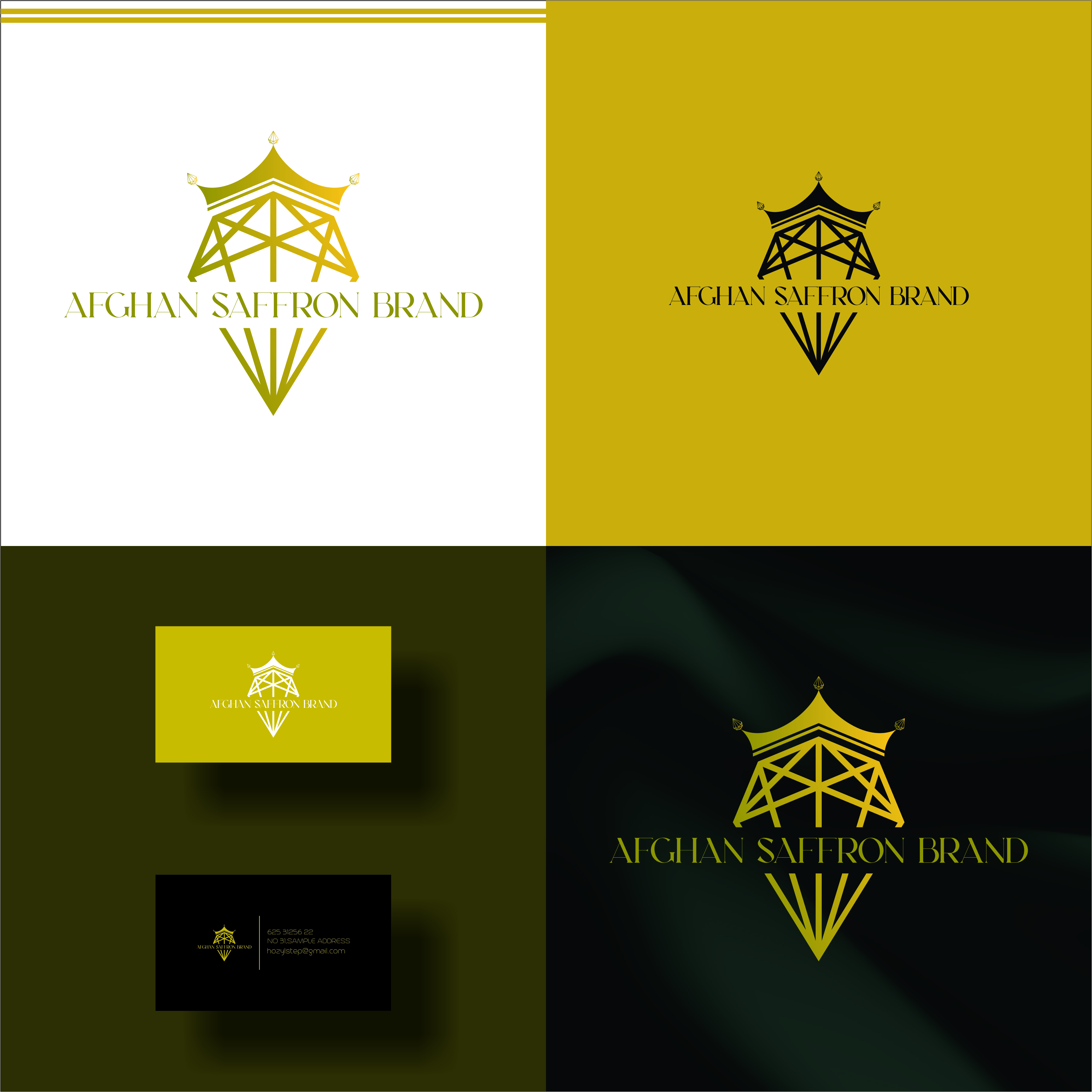 Logo Design by BLINDMOON for Afghan Saffron USA, LLC | Design #31969111