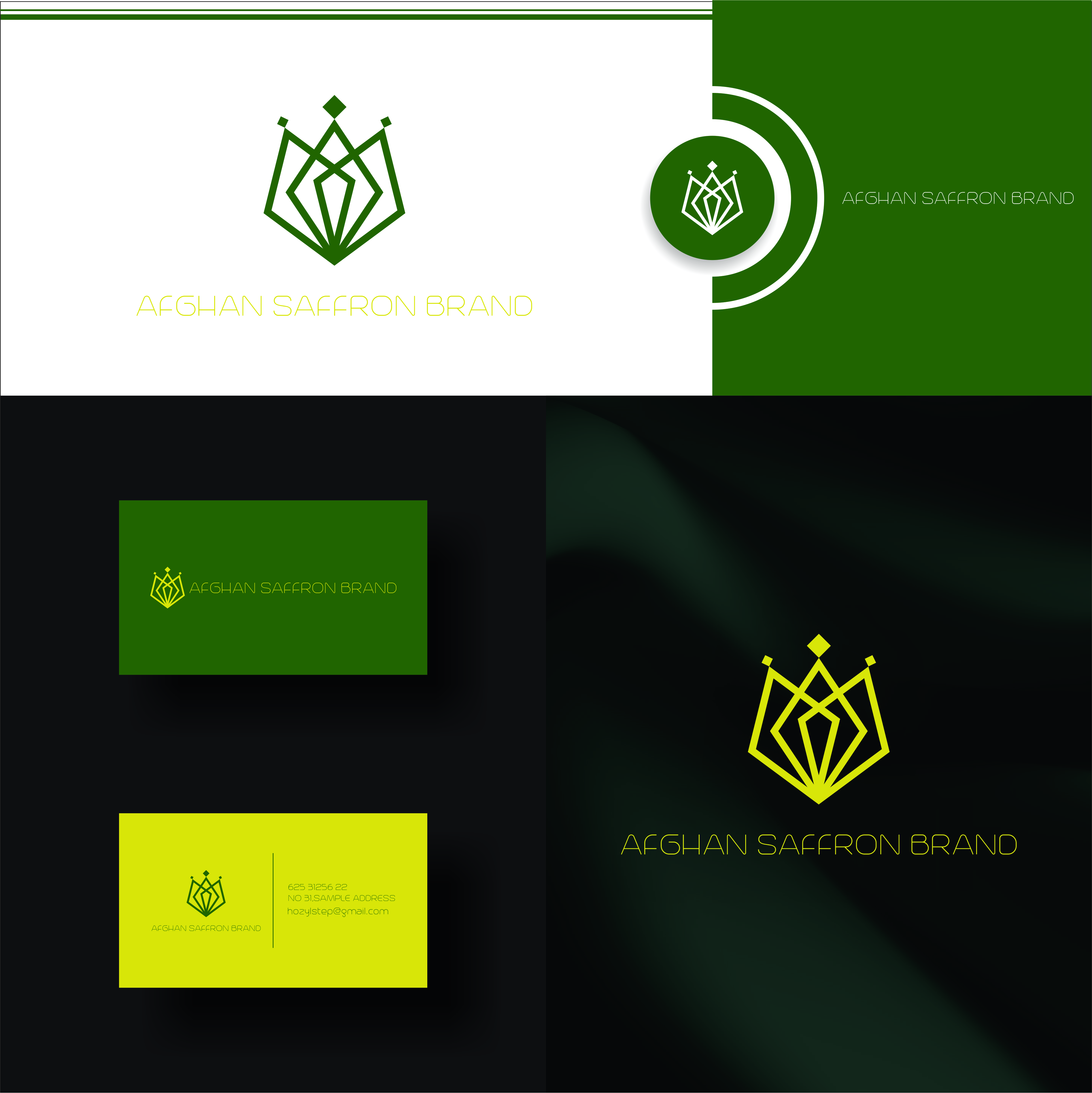 Logo Design by BLINDMOON for Afghan Saffron USA, LLC | Design #31969113