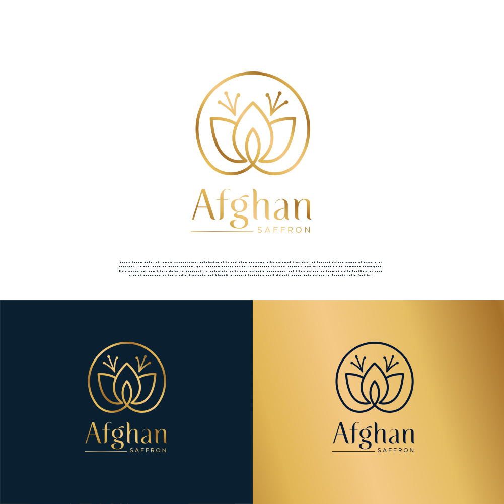 Logo Design by Sprinkle Studio for Afghan Saffron USA, LLC | Design #31930021